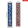 Amazon EE. UU. 250 Aniversario Pareados Decoraciones Festivas Transfronterizas Cortinas de Puerta para Fiestas Banderas Colgantes Colgantes para Porche