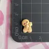 Hombre de Jengibre Navideño Creativo Grande y Pequeño Galleta Comida Juguete Dibujos Animados Resina Accesorios Joyería Pegamento de Crema Pasador Accesorios para el Cabello Lote