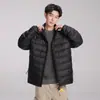Chaqueta Ligera de Plumas 90% Plumón para Hombre, Otoño Casual, Impermeable, Cálida, Deportiva para Exteriores