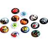 Vidrio de alta permeabilidad de 25 mm para Halloween, accesorios de gema de tiempo DIY, accesorios para joyería DIY, explosiones transfronterizas