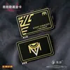 Valorant Contrato Destemido Sala de Jogo Cartão Shambler Viper Cartão de Metal Viper Cartão de Bala Coleção de Brinquedos