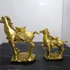 Lingote de caballo de latón lingote de caballo de latón lingote de caballo de latón zodiaco caballo artesanías adornos