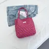 Bolsas Florales Coreanas para Mujer 2026 Primavera Nueva Llegada Estampadas de Moda Tendencia Bolso Tote para Viaje de Negocios Gran Capacidad Bolsa de Tela