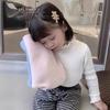 [Stock Listo] Prendas de Punto Básicas para Niñas, Prendas de Punto Jersey para Niños, Tops Ajustados para Bebé, Ropa para Niños, Moda 2025