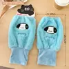 Mangas de Pelúcia Fofas Originais Tengyi para Estudantes no Outono e Inverno, Mangas Quentes, à Prova de Poeira e Resistentes à Sujeira, Mangas à Prova de Frio para Escritório