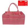 Bolsa de pañales de fieltro transfronteriza al por mayor Bolsa de almacenamiento miscelánea de gran capacidad Bolsa para mamá al aire libre Bolsa de almacenamiento de pañales de fieltro