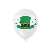 Decoración de fondo para fiesta temática del Día de San Patricio, banderín insertado, globo de látex, traje de cumpleaños, sentido de la atmósfera