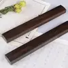 Regla de caligrafía de mano Liupintang hecha de madera maciza, pisapapeles de madera de catalpa negra para escribir caracteres chinos y pintura tradicional
