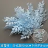 Juego de 10 Piezas de Flores para Boda en Tonos Azules para Decoraciones de Pasillo de Salón de Bodas, Arreglos Florales, Decoraciones de Fondo y Decoraciones de Escenario con Flores Artificiales