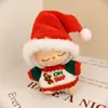 Llavero de Primera, Segunda y Tercera Generación Labubu Ropa Caja Sorpresa Ropa de Muñeca Labubu Gorro Navideño Bufanda Suéter Traje