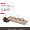 Sofá Teclas de Piano Estilo Italiano Minimalista Sala de Estar Pasillo Horizontal Muebles de Villa Apartamento Grande Sofá de Cuero de Lujo Especial de Forma