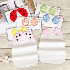 Toalla de papel NT con alas de ángel, orejas de conejo, mariquita, concha, almohadilla de cuatro capas, para la espalda, para niños, absorbente de sudor