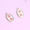 DIY Jóias Acessórios Óleo Dropping Alloy Ping An Happy Lucky Nafu Pingente Grande Boa Fortuna Pulseira Colar Pingente