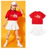 Traje Infantil Hip-hop Niñas Cheerleading Street Dance Traje de Moda Traje de Actuación Estilo Chino para Niños Equipo de Cheerleading