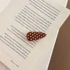 Presilha de bico de pato de moda com bolinhas estilo japonês, simples e natural estilo ins, com atmosfera de alta qualidade, estilo de senhora elegante, presilha para franja do dia a dia