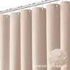 Atacado Transfronteiriço Liso Waffle Poliéster Cortina de Chuveiro Impermeável e à Prova de Mofo Cortina de Banheiro Cortina Divisória de Vaso Sanitário Cortina de Chuveiro