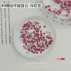 Rhinestones de Circonia Rojo Rosa para Uñas, Rhinestones de Circonia Rojos Biselados Deslumbrantes Famosos en Internet, Mini Rhinestones Pequeños, Rhinestones para Uñas con Forma de Marquise