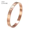 Moda Popular Transfronteriza Pulsera de Acero Inoxidable Acero de Titanio Pulsera Abierta para Hombre Pulsera de Acero de Titanio Retro para Hombre No se Desvanece