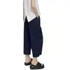 Pantalones Harem de Pierna Ancha con Forma de Pera que Favorecen la Figura para Mujer, Estilo Delgado de Verano, Corte Holgado, Versátiles, Tallas Grandes, Pantalones Cortos de Pierna Ancha, Ligeros