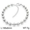 Traje de cadena de bolas de acero inoxidable de moda, puede hacer accesorios DIY de 3/4/6 mm, pulsera de collar de acero de titanio en stock