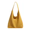 Yaozi 2026 bolso tote casual versátil de moda temprana, bolso de hombro grande de capacidad para el trabajo, retro simple