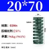 Módulo de Mola de Compressão Mola de Compressão Módulo Doméstico 65Mn Mola Tf Fio Plano de Alta Resistência Compressão Padrão Japonês Mola Retangular