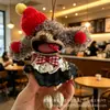 Muñeca de Cáscara de Fruta Producto Terminado, Colgante Carrillón de Viento de Cáscara de Fruta, Muñeca de Vaina de Frijol Artesanía Terminada, Colgante Hecho a Mano Lindo-Feo