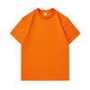 Camiseta de algodão em branco com gola redonda, camisa publicitária personalizada, roupas de classe para ensino fundamental e médio, roupas de trabalho de manga curta absorventes de suor para homens e mulheres com impressão de logotipo