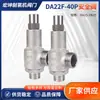 Válvula de seguridad de acero inoxidable DA22F-40P DN15 DN25 suministro de fábrica rosca externa válvula de seguridad de baja temperatura