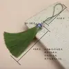 8cm borla de cloisonné borla tapa de aleación borla seda de poliéster marcador colgante accesorios de joyería precio grande excelente