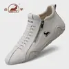 Zapatos Deportivos Casuales de Caña Alta para Hombre Gorilla Modelo Nuevo 2026 Botas Martin Otoño/Invierno Forrados de Felpa Piel Genuina Botas Cortas Blancas