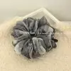 Goma para el pelo scrunchie de chifón a cuadros, cool y sofisticada, elástica para coleta, accesorio para el pelo, versátil para ir al trabajo