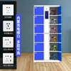 Gabinete de carga inteligente para herramientas eléctricas, intercomunicador para sitio de construcción, caja de carga para baterías de litio, gabinete de carga con escaneo de código y contraseña de reconocimiento facial