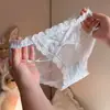 Ropa interior de encaje puro estilo deseo sexy para dropshipping 2026 nuevos calzones de mujer con abertura alta de cintura baja para verano