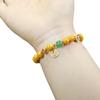 Pulsera de cinabrio para mujer DIY arena de rejalgar pulsera de 8 mm regalo nicho jade jade cadena de suministro en vivo mayoreo