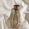 Correa de Muñeca Trenzada Simple de Cuatro Hilos Color Sólido para Teléfono Móvil, Correa Duradera Personalizada para Exteriores con Clip, Fábrica de Accesorios Portátiles