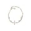 Moda de nicho personalidade única tendência pulseira de zircônia feminina luxo leve design Coringa simples alto senso joias atacado
