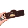 Lindo pasador de pelo de animal salchicha largo, accesorio para el cabello de nicho, doble uso para moños y coletas, accesorio para el cabello dulce y lindo