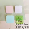 Clipes Plásticos em Formato de Coração nas Cores Macaron, Clipes Pequenos para Fotos, Clipes Quadrados para Armazenamento e Encadernação, Clipes em Formato de Estrela de Cinco Pontas para Armazenamento Criativo