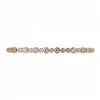 Pulsera geométrica redonda minimalista con cierre de circonita, versátil y elegante, única y exquisita, joyería de nicho de alta gama