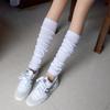 Medias de protección solar transparentes ultrafinas de primavera y verano por encima de la rodilla, calcetines de punto para yoga, baile, montar, aire acondicionado, leggings cálidos para habitación