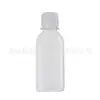 Botella de Plástico con Tapa Flip-Top Botella de Muestra Botella Dispensadora de Loción por Presión Botella Graduada Botella de Presión con Escala Empaque Cosmético