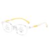 2023 nueva moda ultraligero PPSU niños lente plana adolescentes miopía gafas montura especial 8091