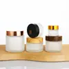 Frasco de Vidro Fosco para Creme Frasco de Creme Frasco de Recarga para Creme Facial 5G-100G Frasco de Recarga para Viagem Frasco Vazio de Amostra Atacado