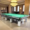 Sinuca Russa Tipo Padrão Comercial Estilo Chinês Ardósia Negra Mesa de Sinuca Russa Mesa de Sinuca para Clube