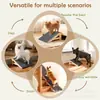 Rampa de Madera para Mascotas, Escalera Trepadora para Perros Mayores, Rampa para Mascotas, Escaleras de Madera para Perros, Escaleras Domésticas para Perros