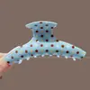 Pinza de pelo coreana de alta gama para mujer, exquisita pinza de tiburón para la parte trasera de la cabeza, pinza de pelo de verano, pasador de estrella de dibujos animados, accesorio para el cabello