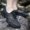 Zapatos de Malla Transpirables de Verano Casuales Deportivos para Hombre con Agujeros Huecos Zapatos para Montañismo al Aire Libre Antideslizantes Resistentes al Desgaste Zapatos para Vadear