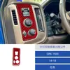 Adecuado para 14-18 Gmc 1500 Coche Interior Modificado Fibra de Carbono Panel de Control de Faros Adhesivo Decorativo