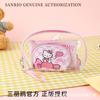 Sanrio Autorizado Oficialmente Lindo Femenino Impermeable PVC Multiusos Juego de Tres Piezas de Almacenamiento para Artículos de Tocador y Maquillaje